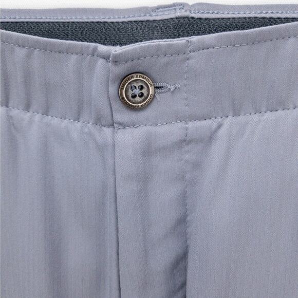 UNDER ARMOUR Showdown Golf Pants Men's 36x34 Gray Strech Waist Nylon Blend - Picture 2 of 13